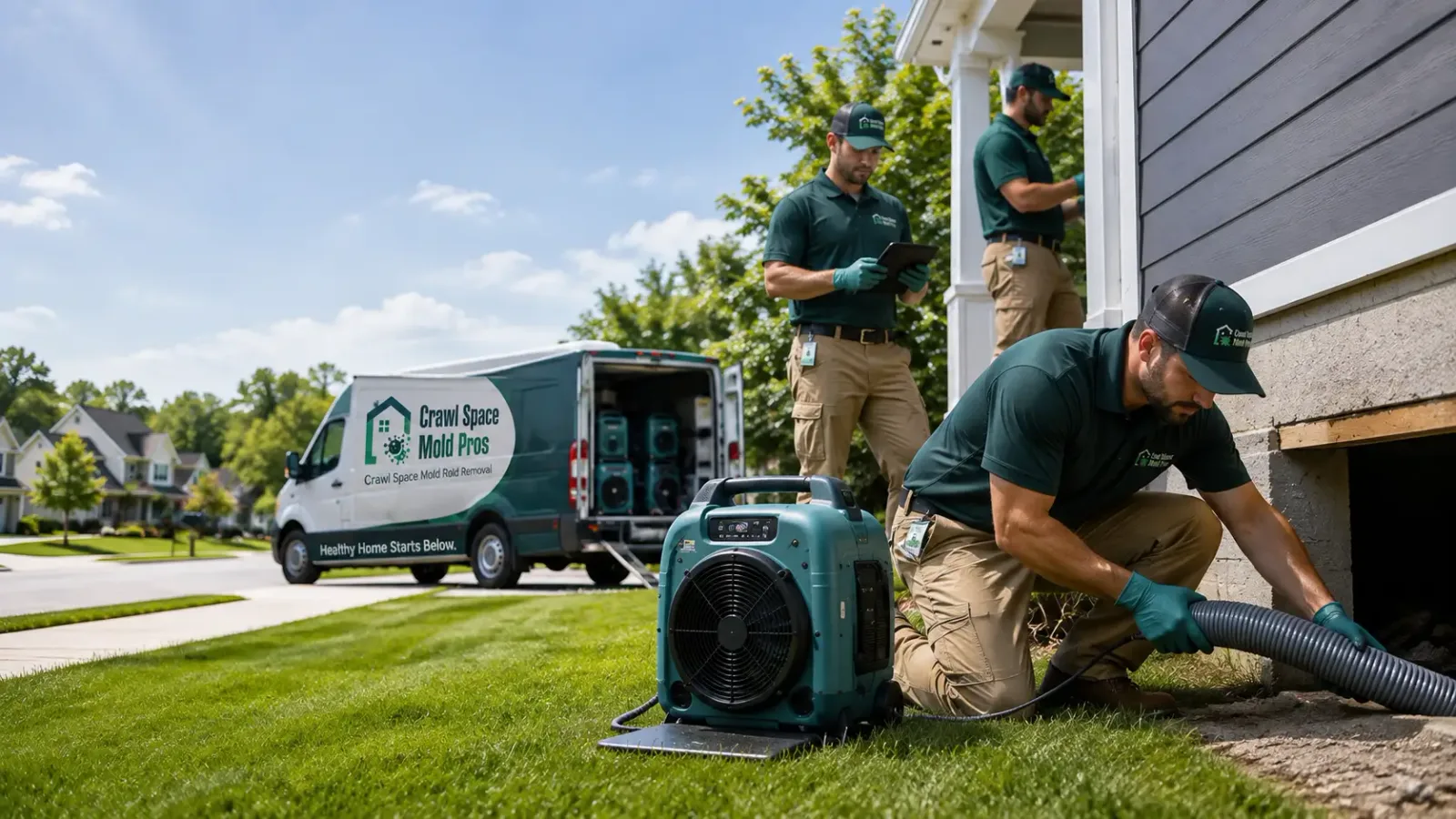 Crawl Space Mold Removal in Rose, NY